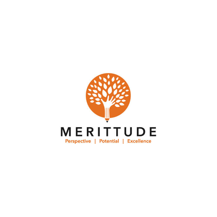 review, merittude, client, logo